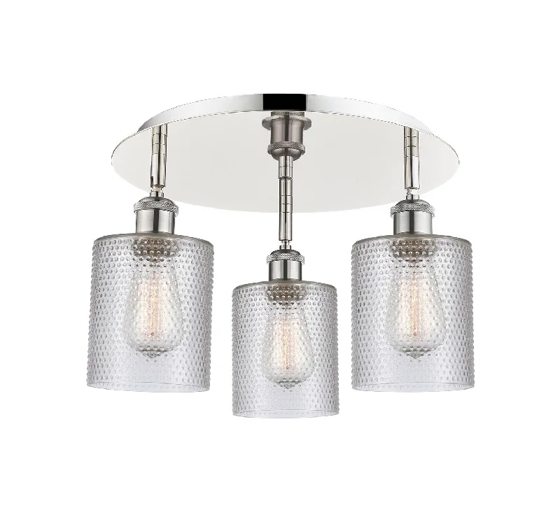 Industrial Lighting for Pharmaceutical ManufacturingDowntown Urban Three Light Flush Mount Industrial Lighting for Pharmaceutical ManufacturingDowntown Urban Three Light Flush Mount