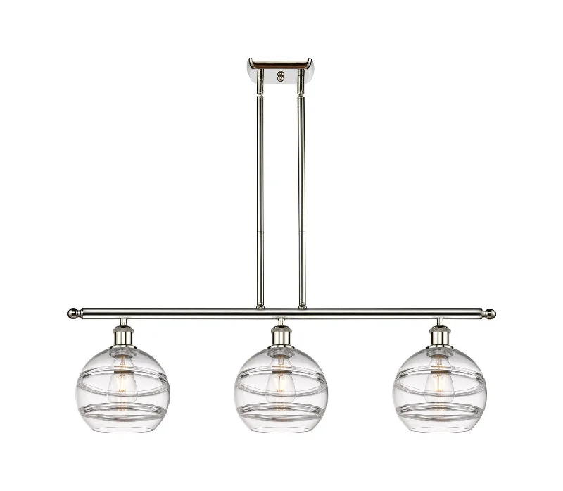 Industrial Lighting for Metal Fabrication ShopsBallston Three Light Island Pendant