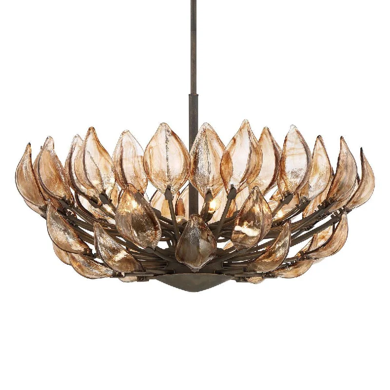 Explosion - Proof Industrial Lighting for Hazardous LocationsArboles 33 in. 8 Lights Pendant Light Bronze Finish Explosion - Proof Industrial Lighting for Hazardous LocationsArboles 33 in. 8 Lights Pendant Light Bronze Finish