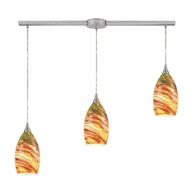 Track lighting with adjustable armsCollanino 38" Wide 3-Light Pendant
