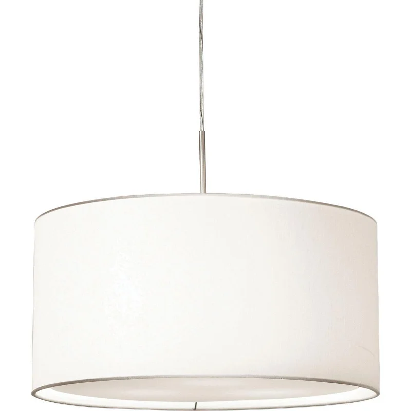 Shock - Resistant Industrial Lighting for Vibrating Machinery AreasMae 20 in. 3 Lights Pendant Light Satin Nickel Finish Shock - Resistant Industrial Lighting for Vibrating Machinery AreasMae 20 in. 3 Lights Pendant Light Satin Nickel Finish