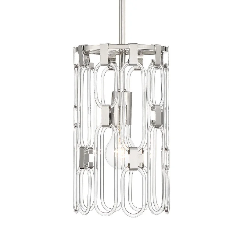 Dust - Resistant Industrial Lighting for Dirty WorkspacesCharming 7 in. Pendant Light Polished Nickel finish