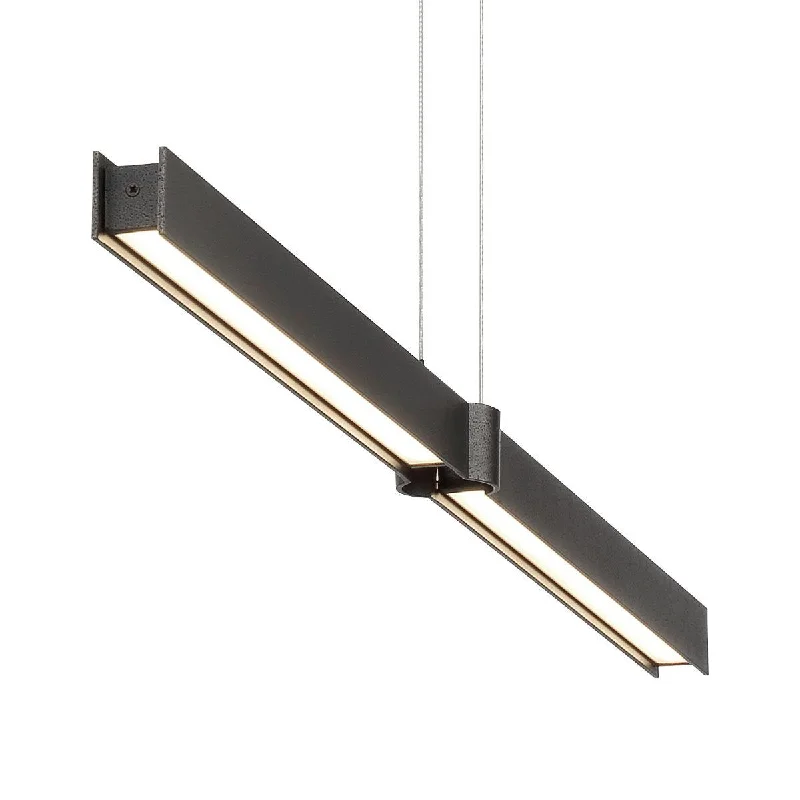 Shock - Resistant Industrial Lighting for Vibrating Machinery AreasStructure 40 in. LED Pendant Light Iron finish