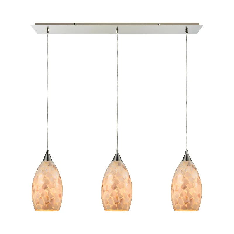 Track lighting with a minimalist track designCapri 36" Wide 3-Light Pendant