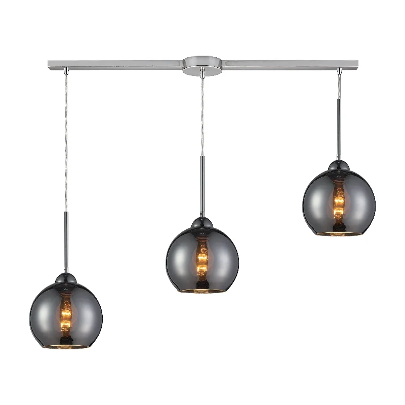 White track lighting for a clean lookCassandra 36" Wide 3-Light Pendant