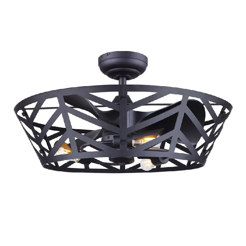 Track lighting for creating a moody atmosphereCanarm CF24MAU3BK Maud 24 Inch Black Ceiling Fandelier Track lighting for creating a moody atmosphereCanarm CF24MAU3BK Maud 24 Inch Black Ceiling Fandelier