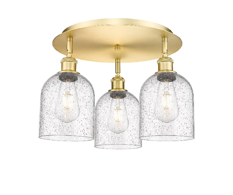 Corrosion - Resistant Industrial Lighting for Coastal FactoriesDowntown Urban Three Light Flush Mount Corrosion - Resistant Industrial Lighting for Coastal FactoriesDowntown Urban Three Light Flush Mount