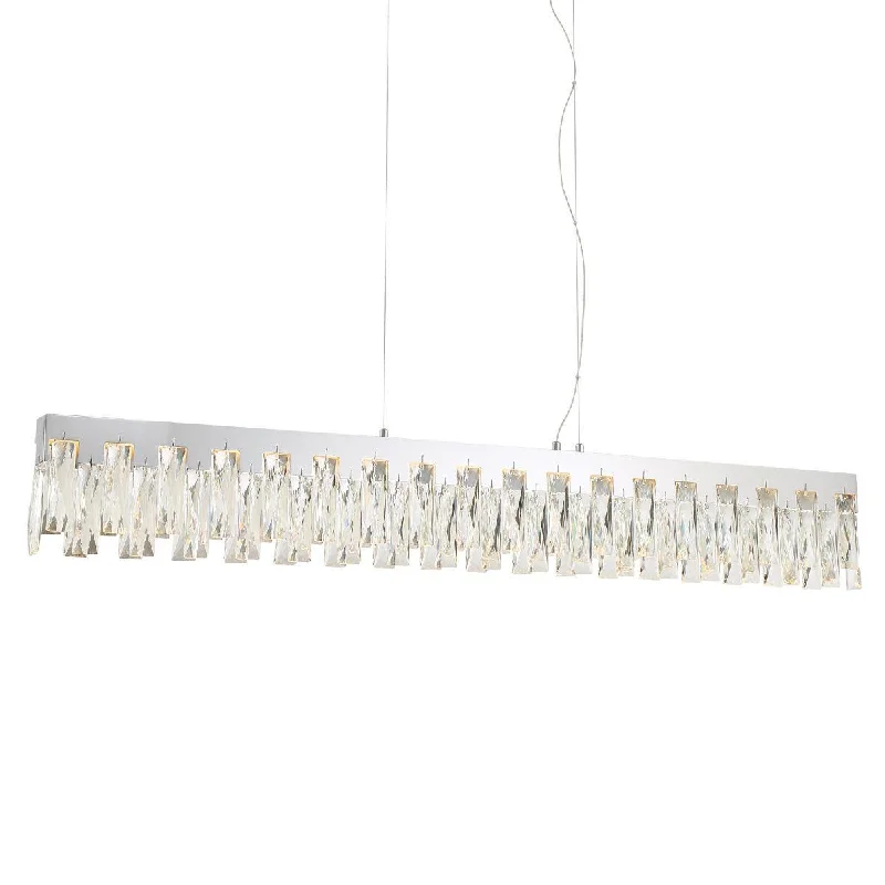 Industrial Lighting for Printing Press FacilitiesCurio 45 in. LED Pendant Light Chrome finish Industrial Lighting for Printing Press FacilitiesCurio 45 in. LED Pendant Light Chrome finish