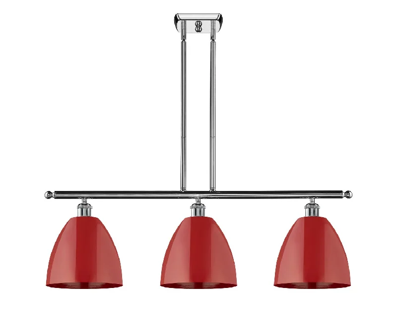Industrial Ceiling - Mounted Lighting for Assembly PlantsBallston Three Light Island Pendant