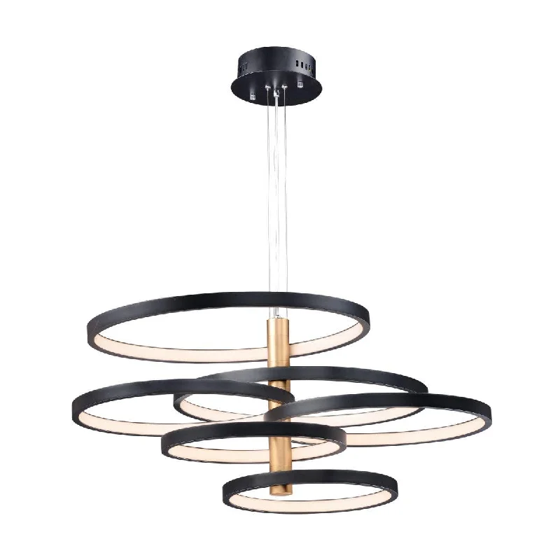Color - Tunable Industrial Lighting for Special ApplicationsHoopla 45 in. LED Pendant Light Gold finish Color - Tunable Industrial Lighting for Special ApplicationsHoopla 45 in. LED Pendant Light Gold finish