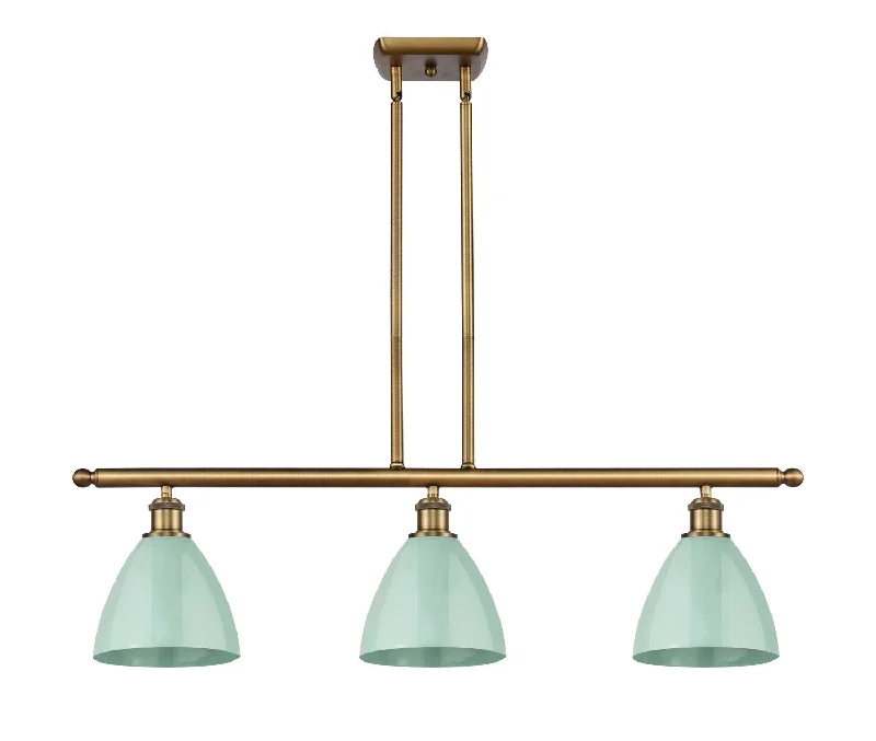 Shock - Resistant Industrial Lighting for Vibrating Machinery AreasBallston Three Light Island Pendant