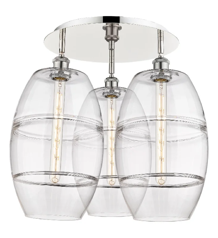 Industrial Pendant Lighting for Machine ShopsDowntown Urban Three Light Flush Mount Industrial Pendant Lighting for Machine ShopsDowntown Urban Three Light Flush Mount