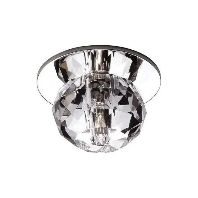 Track lighting with a brushed nickel finishEmpress Beauty Spot LED Recessed Beauty Spot