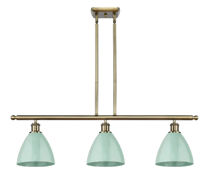 Industrial Wall - Mounted Lighting for Workshop WallsBallston Three Light Island Pendant