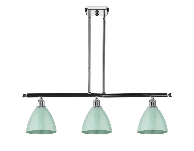 Shock - Resistant Industrial Lighting for Vibrating Machinery AreasBallston Three Light Island Pendant