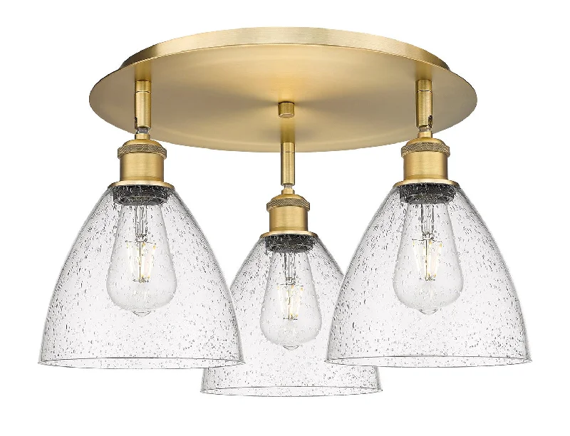 Industrial Flood Lighting for Outdoor Loading DocksDowntown Urban Three Light Flush Mount Industrial Flood Lighting for Outdoor Loading DocksDowntown Urban Three Light Flush Mount