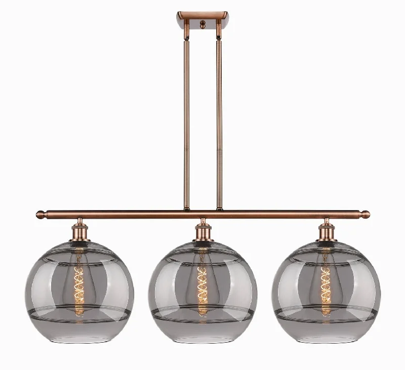 Industrial Lighting for Woodworking FactoriesBallston Three Light Island Pendant