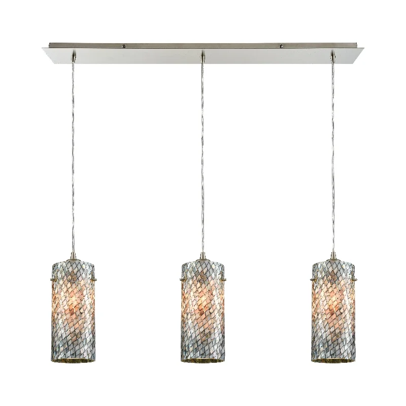 Track lighting for enhancing the architectureCapri 36" Wide 3-Light Pendant