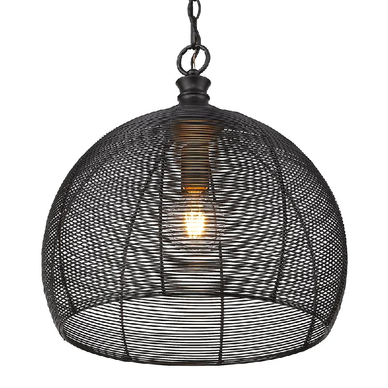 Smart track lighting with voice controlGolden Lighting 6802-M BLK Calypso Medium Black Wire Pendant Smart track lighting with voice controlGolden Lighting 6802-M BLK Calypso Medium Black Wire Pendant