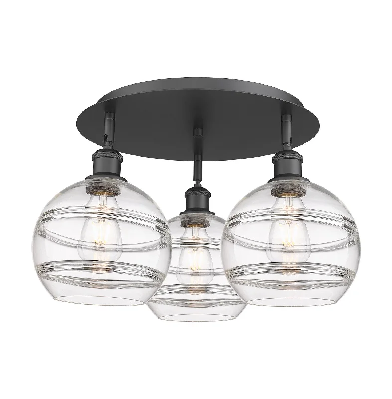 Dimmable Industrial Lighting for Ambiance ControlDowntown Urban Three Light Flush Mount Dimmable Industrial Lighting for Ambiance ControlDowntown Urban Three Light Flush Mount