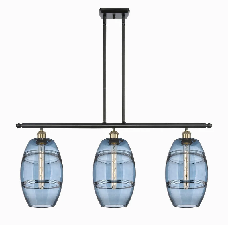 Industrial Lighting for Metal Fabrication ShopsBallston Three Light Island Pendant