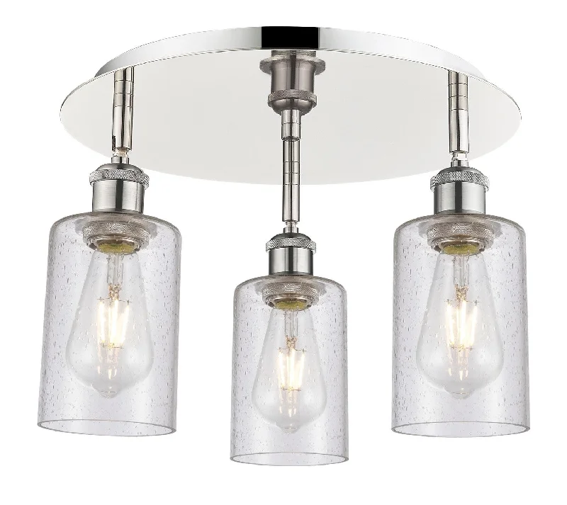 Industrial Lighting with High CRI (Color Rendering Index) for True Color PerceptionDowntown Urban Three Light Flush Mount Industrial Lighting with High CRI (Color Rendering Index) for True Color PerceptionDowntown Urban Three Light Flush Mount