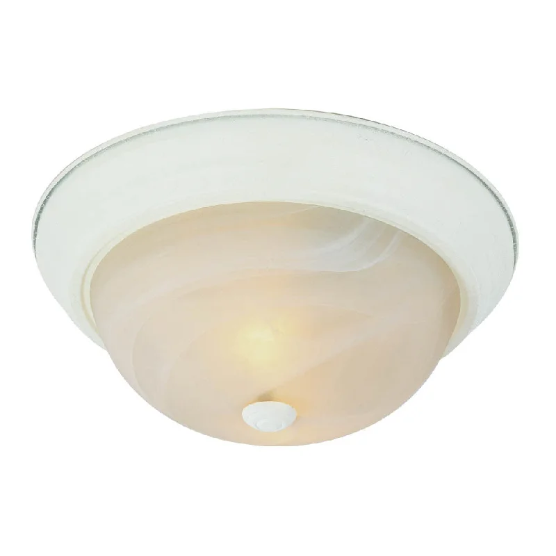 Track lighting for accentuating artworks13618 WHT - Antique White 2 Lt. Flush Mount