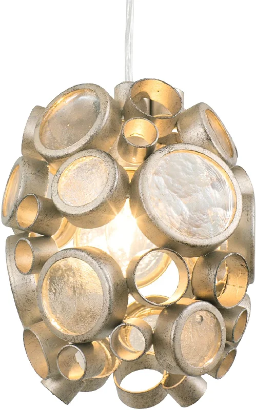 Commercial - grade track lighting for storesVaraluz Lighting 165M01ZG Fascination 1-Light Mini Pendant - Zen Gold