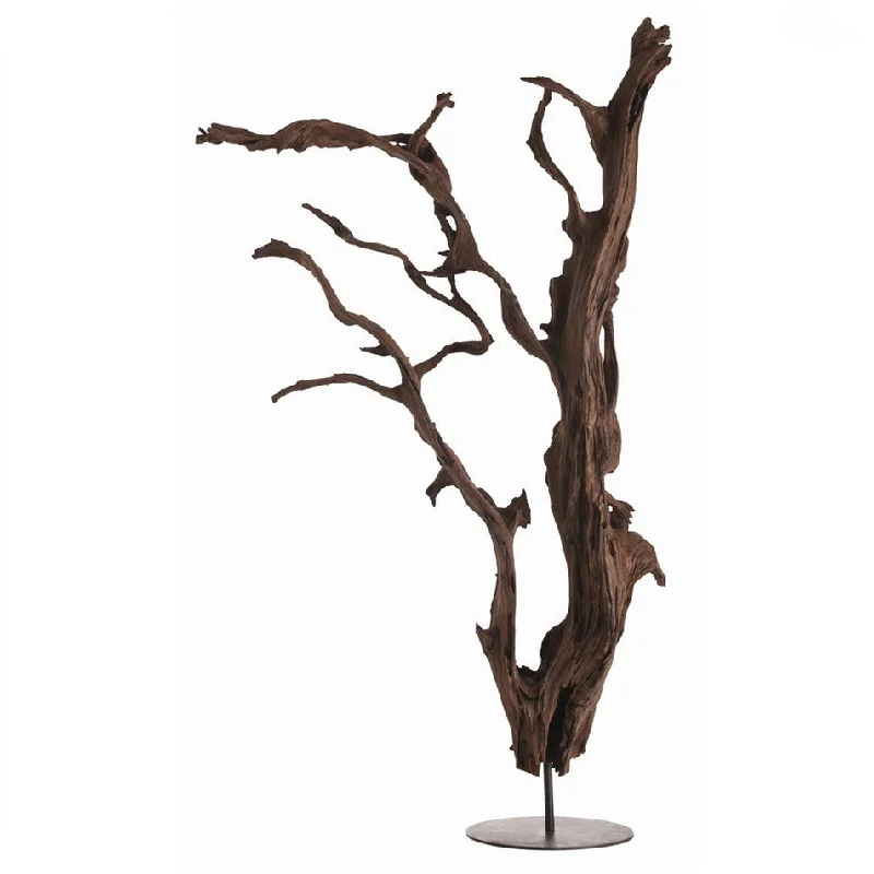 Track lighting with a decorative track designKazu Floor Sculpture