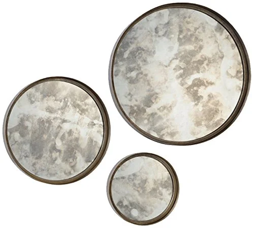 Dimmable track lighting for home officesMT1499 - Set of 3 Antique Silver Wall Mirror Dimmable track lighting for home officesMT1499 - Set of 3 Antique Silver Wall Mirror
