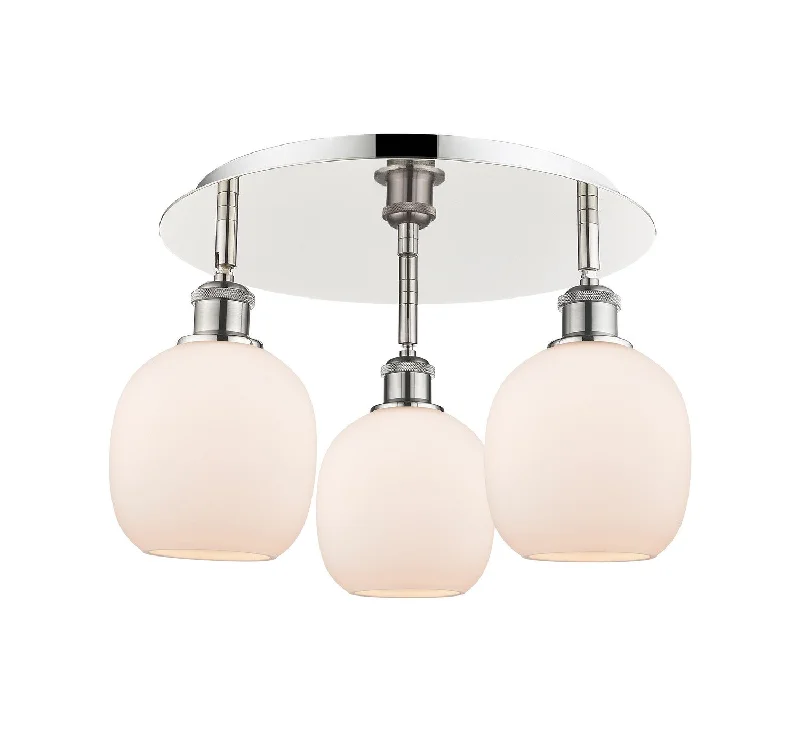 Dimmable Industrial Lighting for Ambiance ControlDowntown Urban Three Light Flush Mount Dimmable Industrial Lighting for Ambiance ControlDowntown Urban Three Light Flush Mount