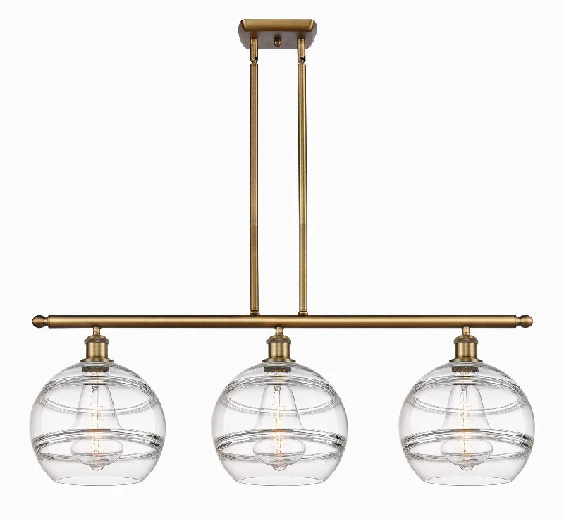 Industrial Ceiling - Mounted Lighting for Assembly PlantsBallston Three Light Island Pendant Industrial Ceiling - Mounted Lighting for Assembly PlantsBallston Three Light Island Pendant