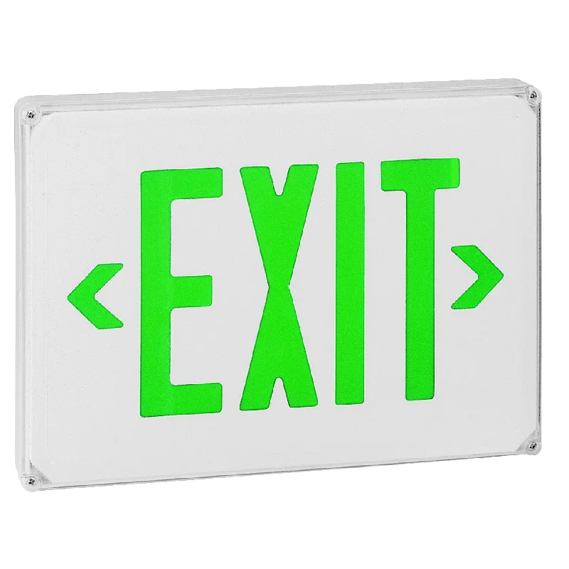Track lighting for task lighting in workshopsRXL23WG-E - White w/ Green Lettering 120/277 Volt Exit Sign Track lighting for task lighting in workshopsRXL23WG-E - White w/ Green Lettering 120/277 Volt Exit Sign