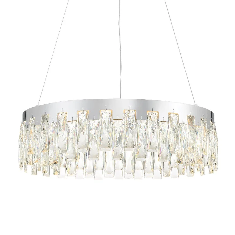 High - Bay LED Industrial Lighting for WarehousesCurio 23 in. LED Pendant Light Chrome finish High - Bay LED Industrial Lighting for WarehousesCurio 23 in. LED Pendant Light Chrome finish