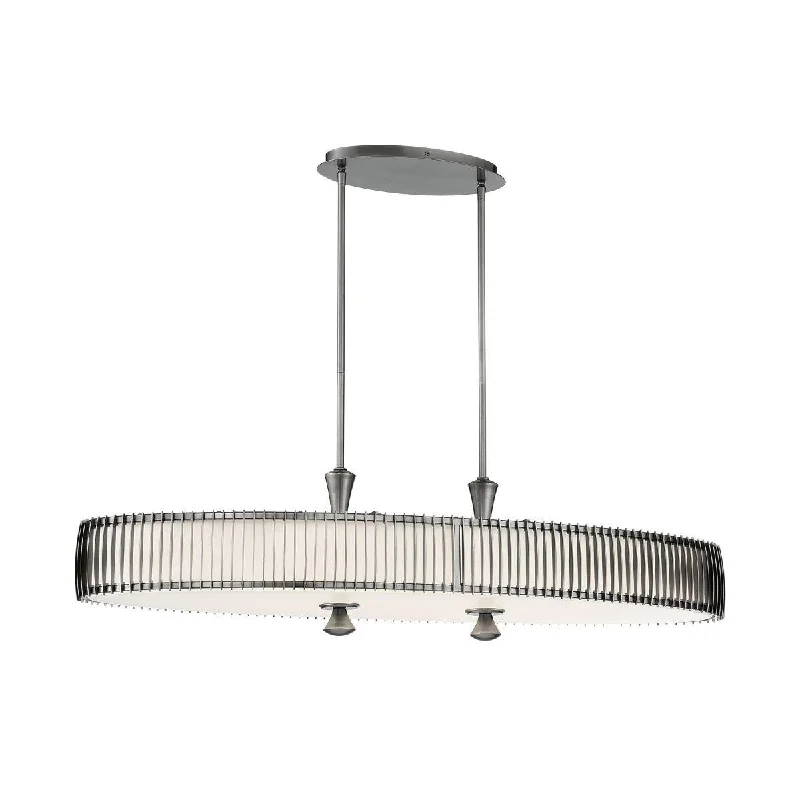 Industrial Lighting for Textile MillsNight Moves 41 in. LED Pendant Light Pewter finish Industrial Lighting for Textile MillsNight Moves 41 in. LED Pendant Light Pewter finish