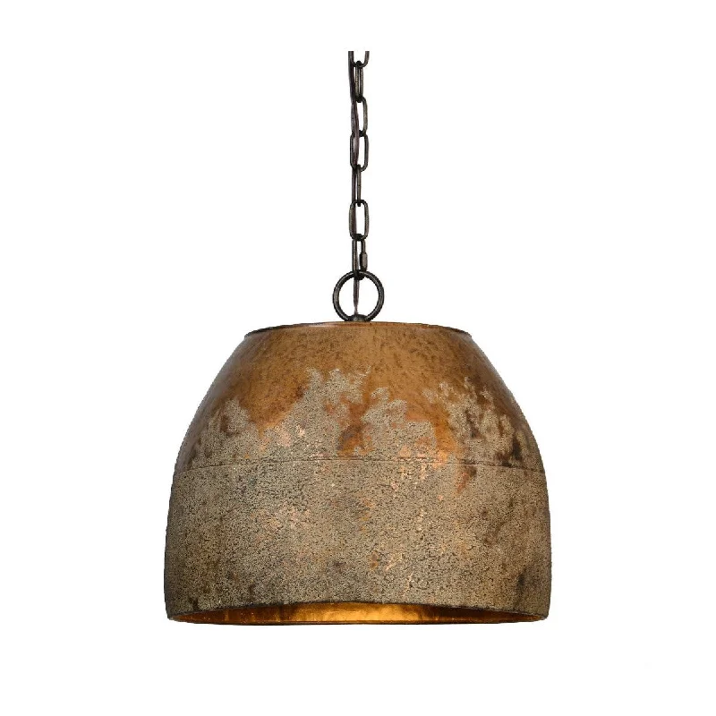 Track lighting with multiple heads for flexibilityForty West Designs 70202 Heritage 1 Light Rustic Metal Pendant