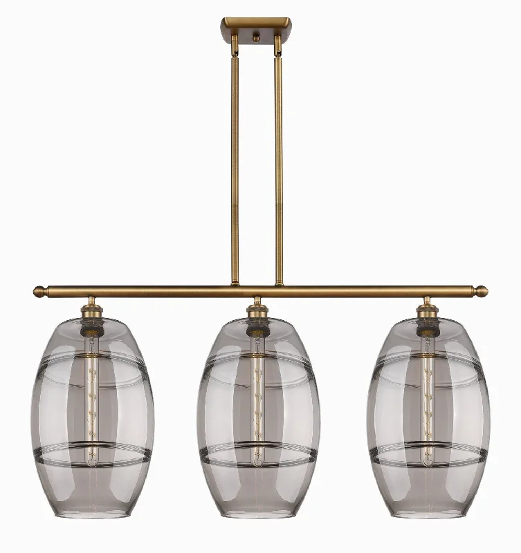 Waterproof Industrial Lighting for Wet AreasBallston Three Light Island Pendant