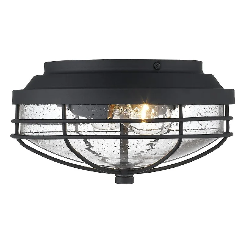 Track lighting with a chunky, bold designGolden Lighting Seaport Outdoor Flush Mount in Bronze or Black Track lighting with a chunky, bold designGolden Lighting Seaport Outdoor Flush Mount in Bronze or Black