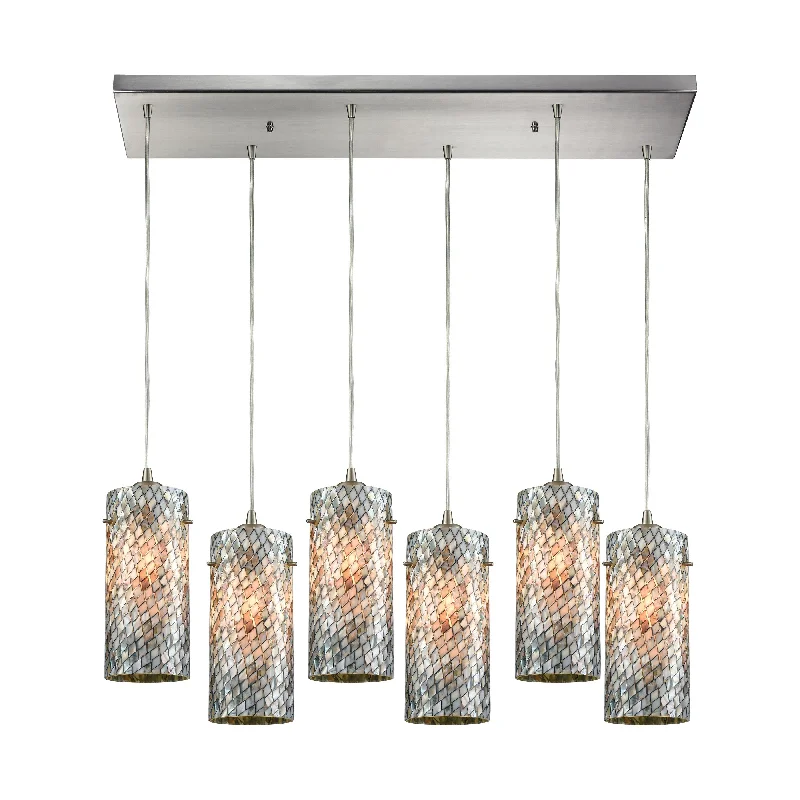 Low - voltage track lighting for safetyCapri 32" Wide 6-Light Pendant