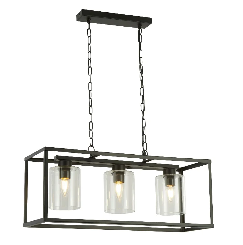 White track lighting for a clean lookHelix 3/5Lt Kitchen Light - Black Metal & Clear Glass/Satin Silver & Clear Glass White track lighting for a clean lookHelix 3/5Lt Kitchen Light - Black Metal & Clear Glass/Satin Silver & Clear Glass