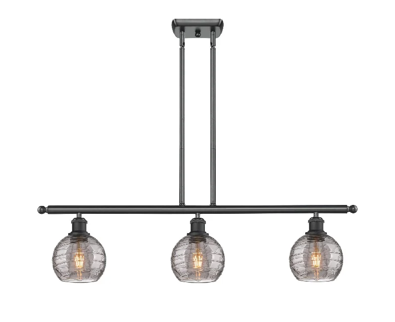 Industrial Wall - Mounted Lighting for Workshop WallsBallston Three Light Island Pendant