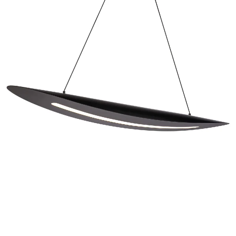 Shock - Resistant Industrial Lighting for Vibrating Machinery AreasJack 44 in. LED Pendant Light Black finish