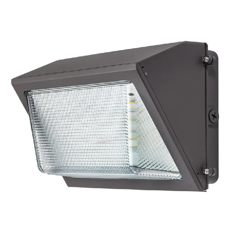 Track lighting with clear glass shadesTopaz F-WP-40W/40K/BZ/HE40W 40 Watt Traditional Wall Pack Semi-Cutoff  4000K