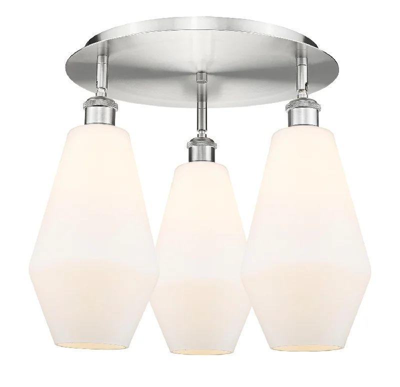 High - Bay LED Industrial Lighting for WarehousesDowntown Urban Three Light Flush Mount