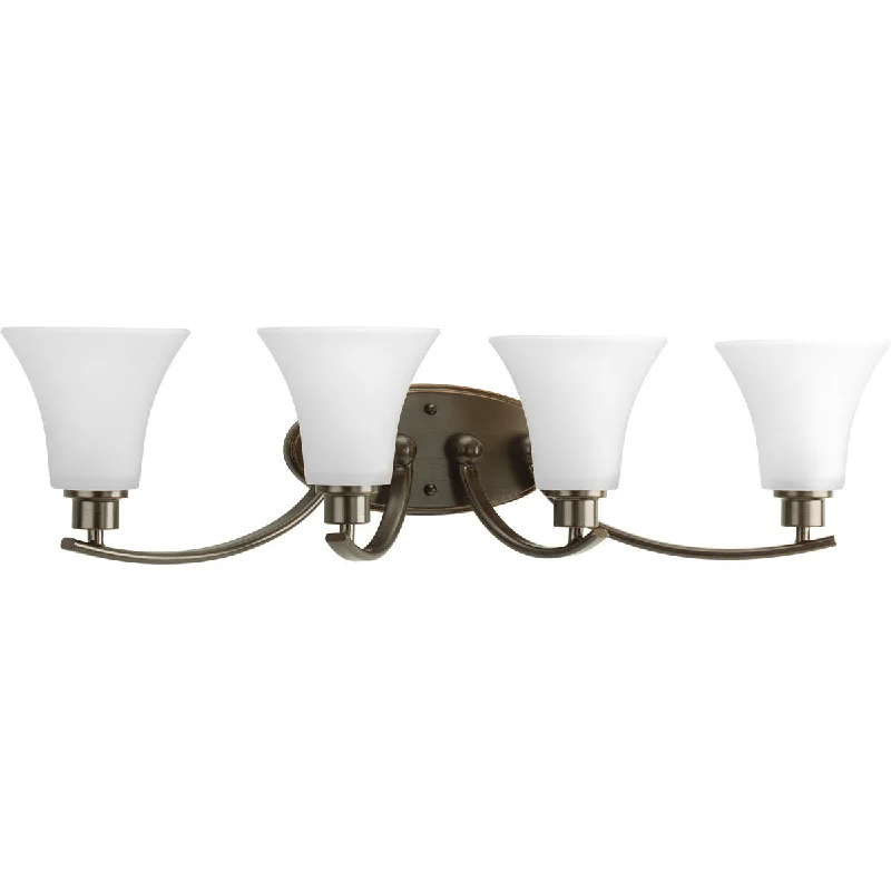 Track lighting with frosted glass shadesP2003-20W - Antique Bronze 4Lt Joy Bath Vanity Track lighting with frosted glass shadesP2003-20W - Antique Bronze 4Lt Joy Bath Vanity