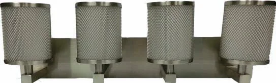 Track lighting for high - ceiling spacesX735-NI - Nickel 4Lt CFL Bath Vanity