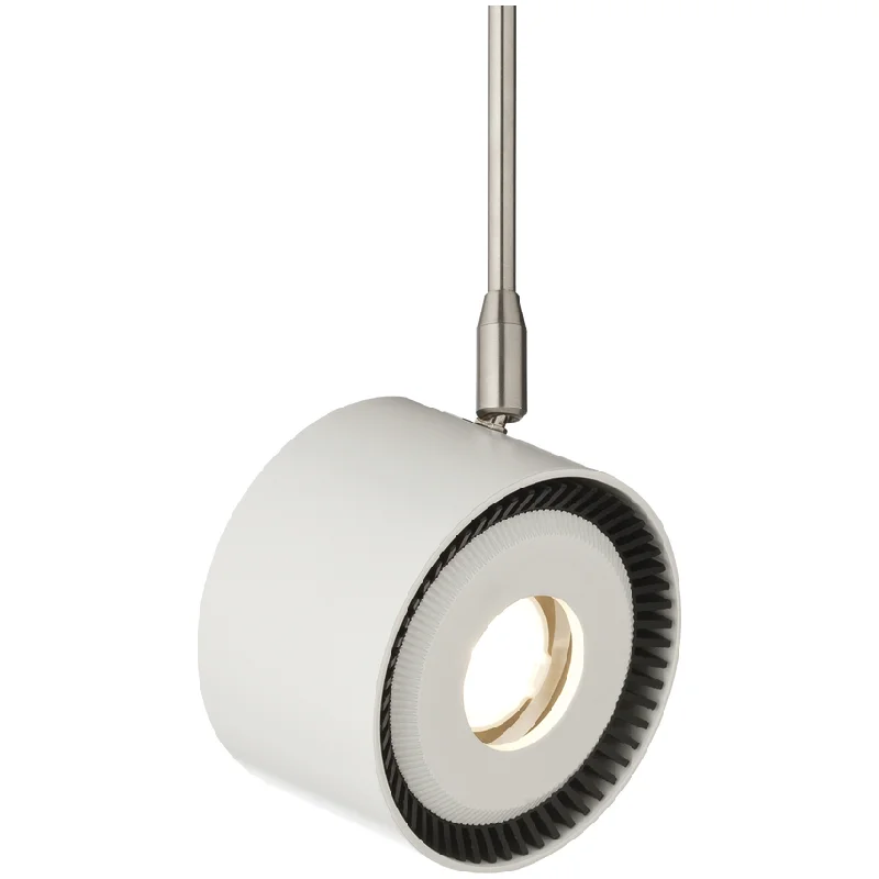 Track lighting with a decorative track designISO Head MonoRail 6"