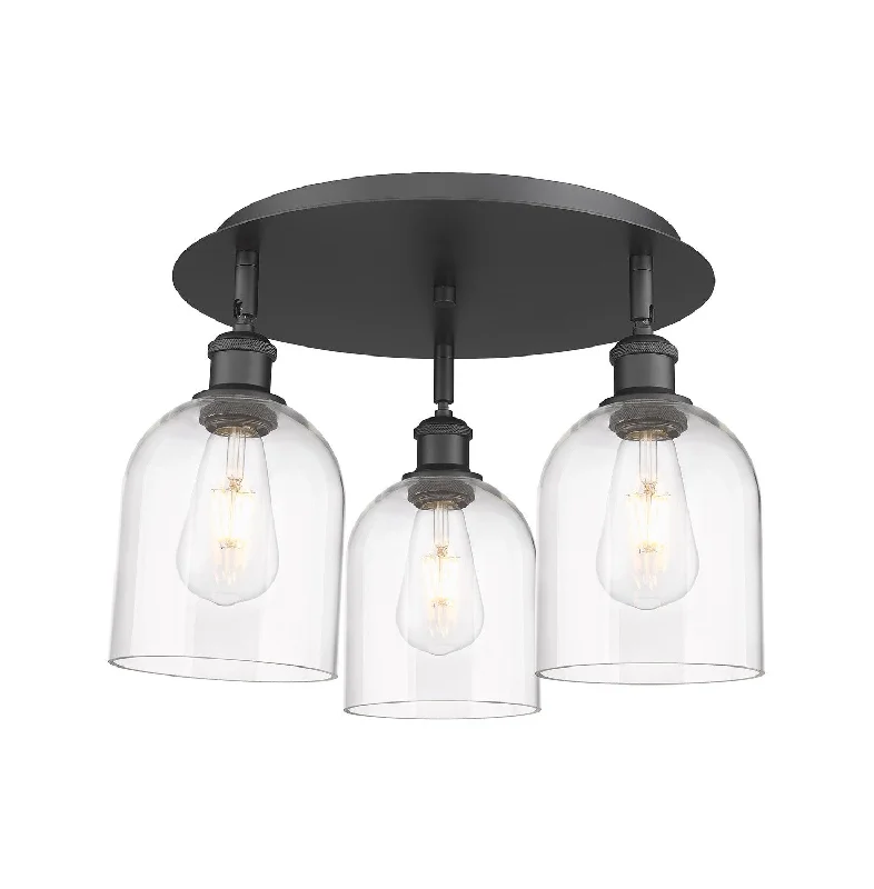 Industrial Lighting for Automotive Manufacturing PlantsDowntown Urban Three Light Flush Mount Industrial Lighting for Automotive Manufacturing PlantsDowntown Urban Three Light Flush Mount