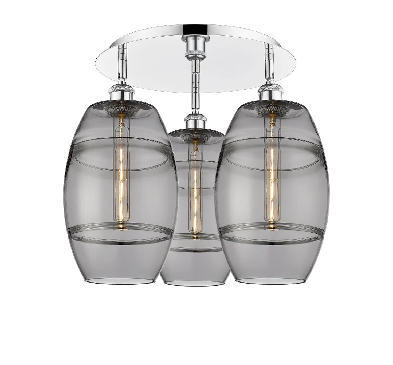 Adjustable Industrial Lighting for Flexible IlluminationDowntown Urban Three Light Flush Mount Adjustable Industrial Lighting for Flexible IlluminationDowntown Urban Three Light Flush Mount