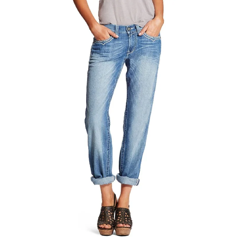 Ariat Real Fit Denim Boyfriend Jean - Azure